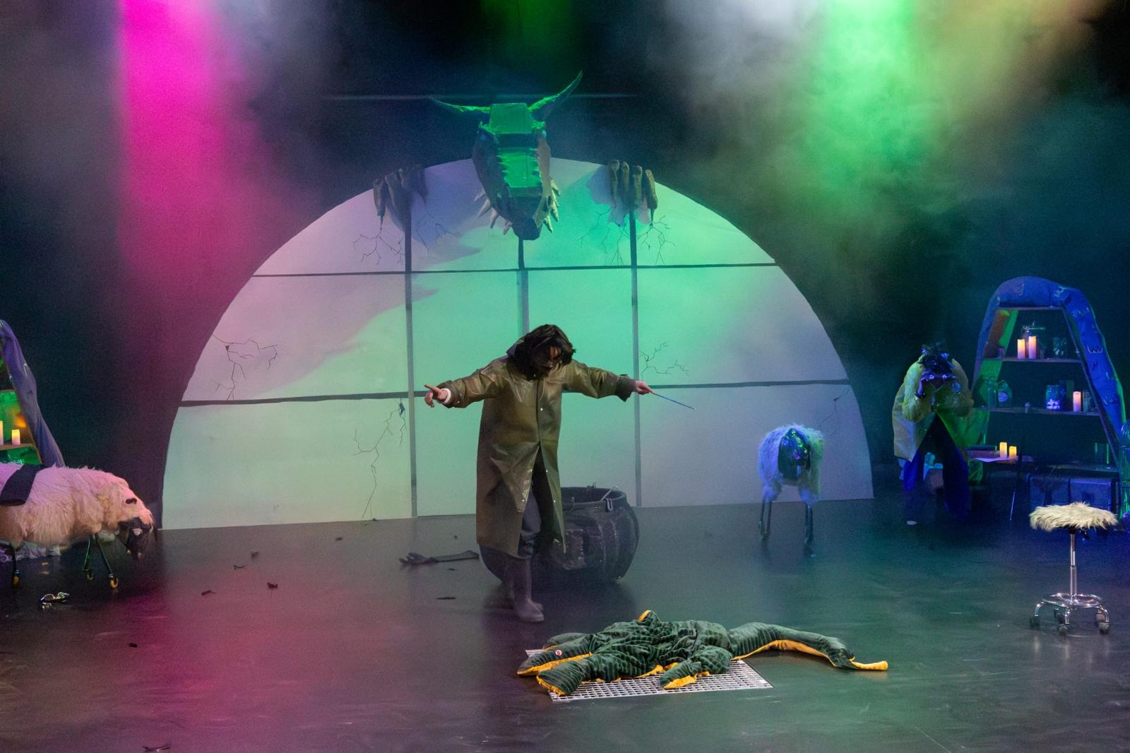 Two dancers in motion