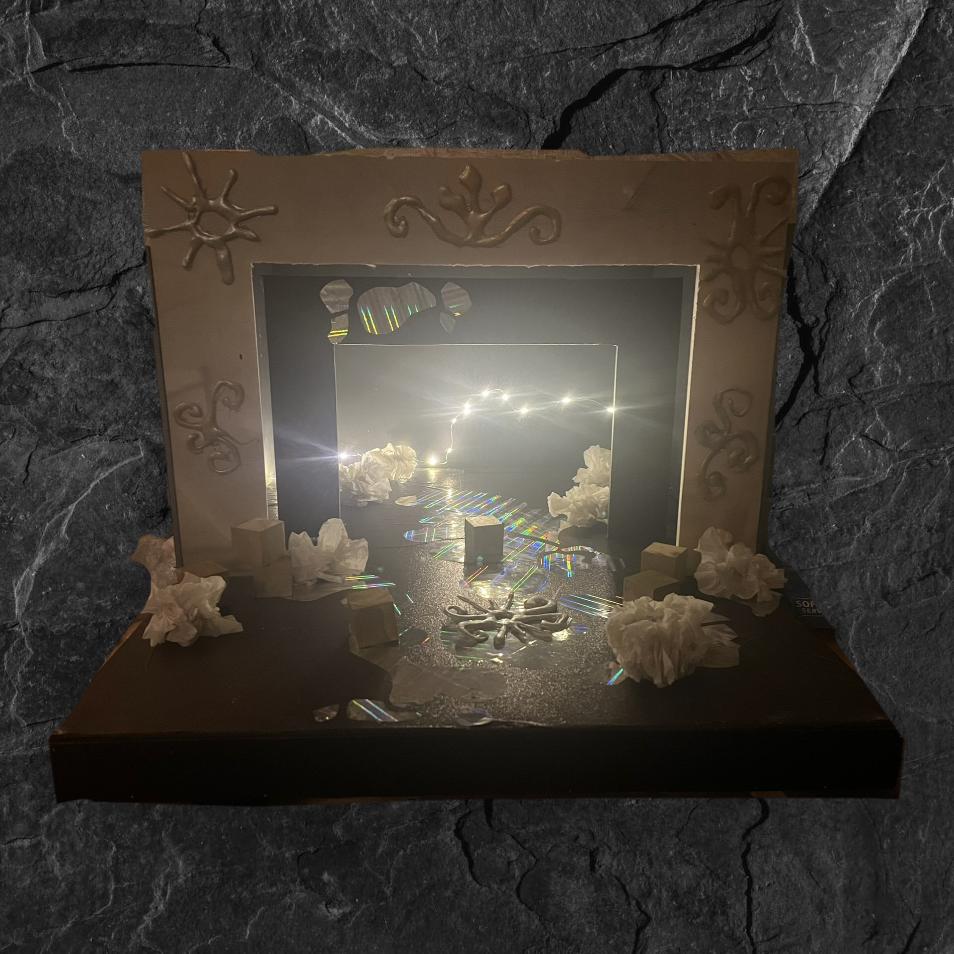 Architectural model of a stage